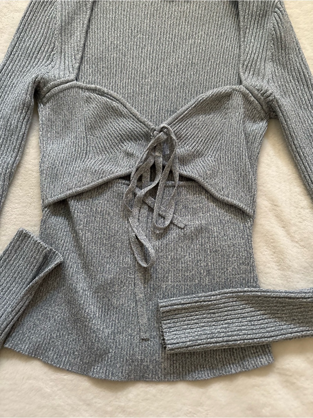 Jonathan Simkhai Compact Rib Top - Picture 3 of 8